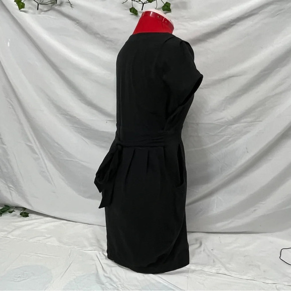 Pure Alfred sung midi black wasit belt dress - Picture 6 of 13